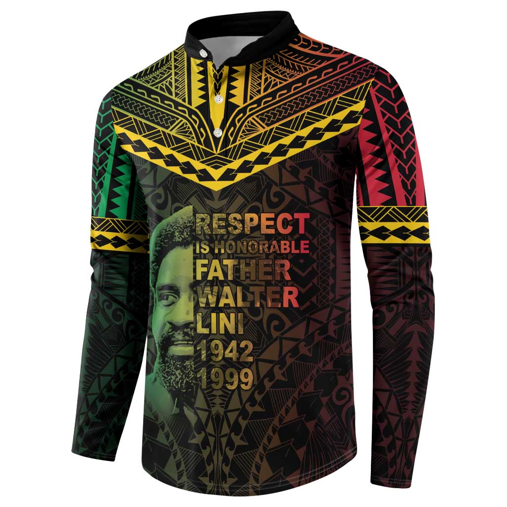 Happy Vanuatu Father Lini Day Button Sweatshirt LT05 - Polynesian Pride