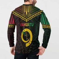 Happy Vanuatu Father Lini Day Button Sweatshirt LT05 - Polynesian Pride