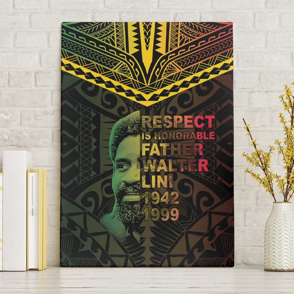 Happy Vanuatu Father Lini Day Canvas Wall Art