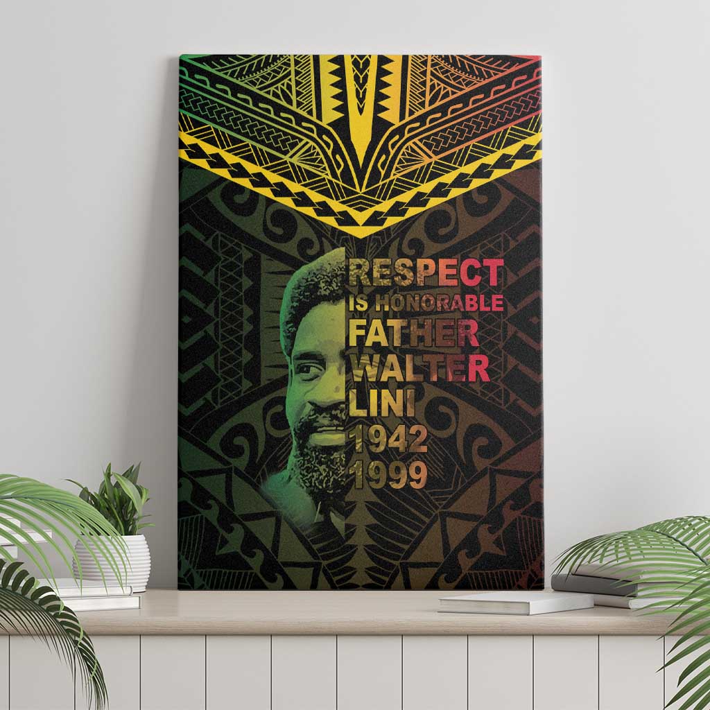 Happy Vanuatu Father Lini Day Canvas Wall Art
