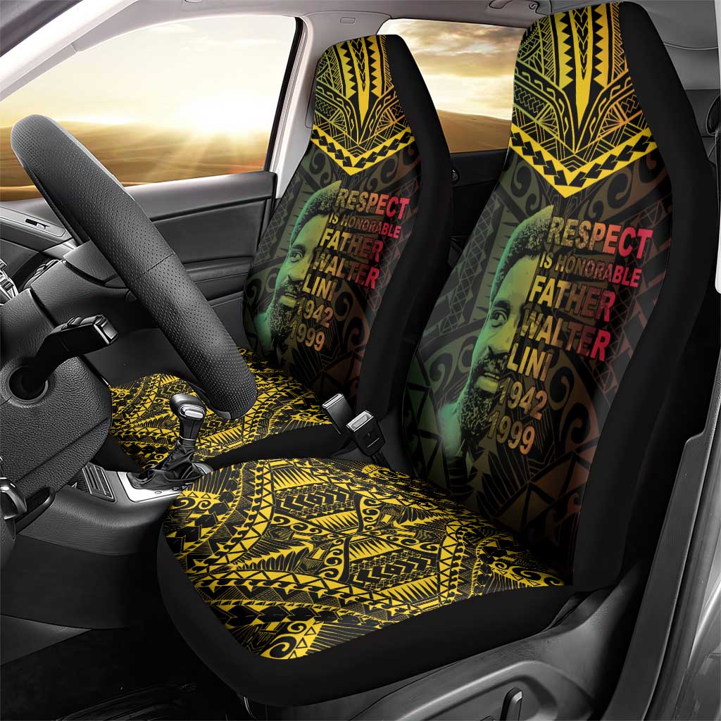 Happy Vanuatu Father Lini Day Car Seat Cover