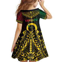 Happy Vanuatu Father Lini Day Family Matching Summer Maxi Dress and Hawaiian Shirt LT05 - Polynesian Pride