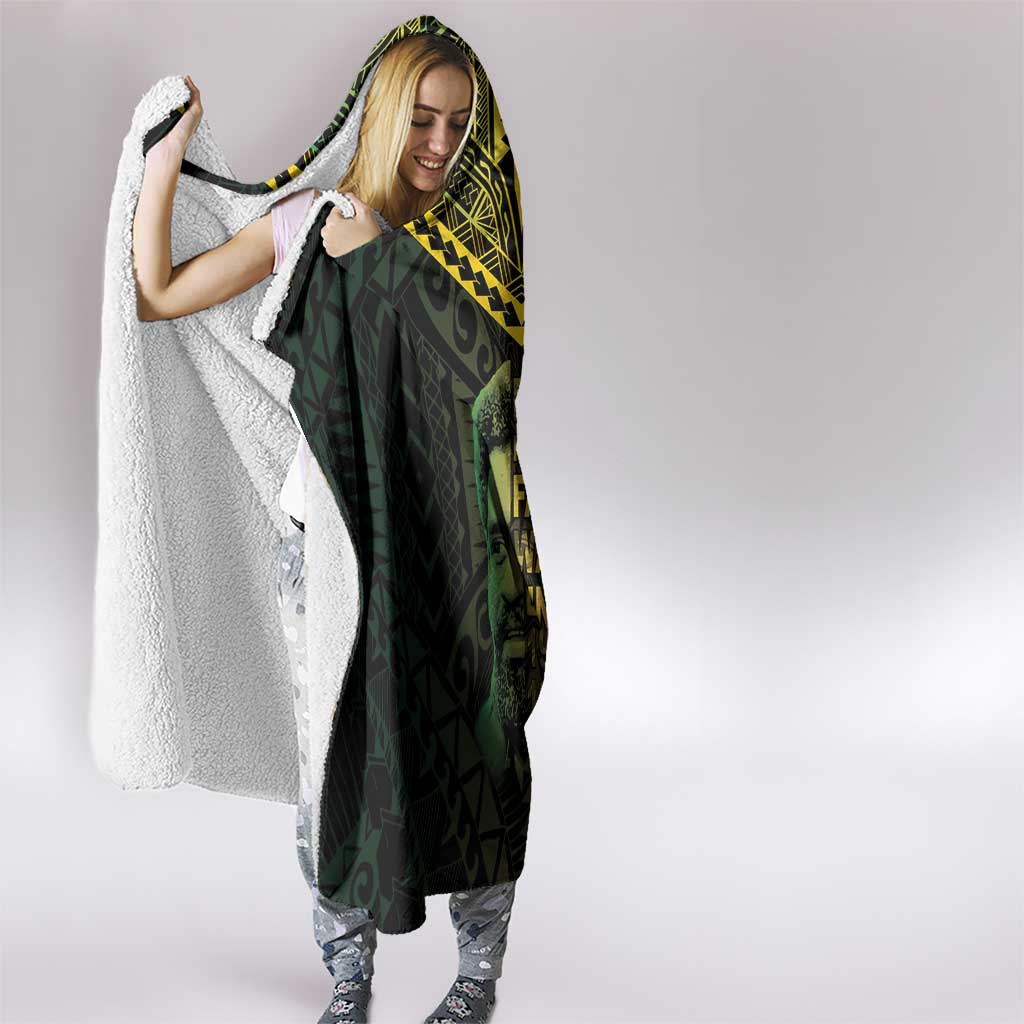 Happy Vanuatu Father Lini Day Hooded Blanket