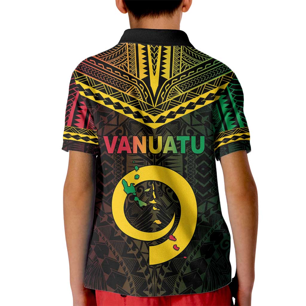 Happy Vanuatu Father Lini Day Kid Polo Shirt LT05 - Polynesian Pride