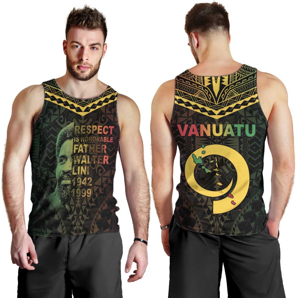 Happy Vanuatu Father Lini Day Men Tank Top