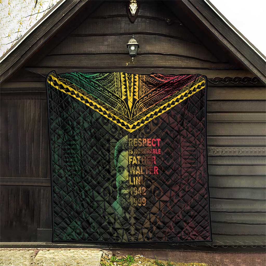 Happy Vanuatu Father Lini Day Quilt