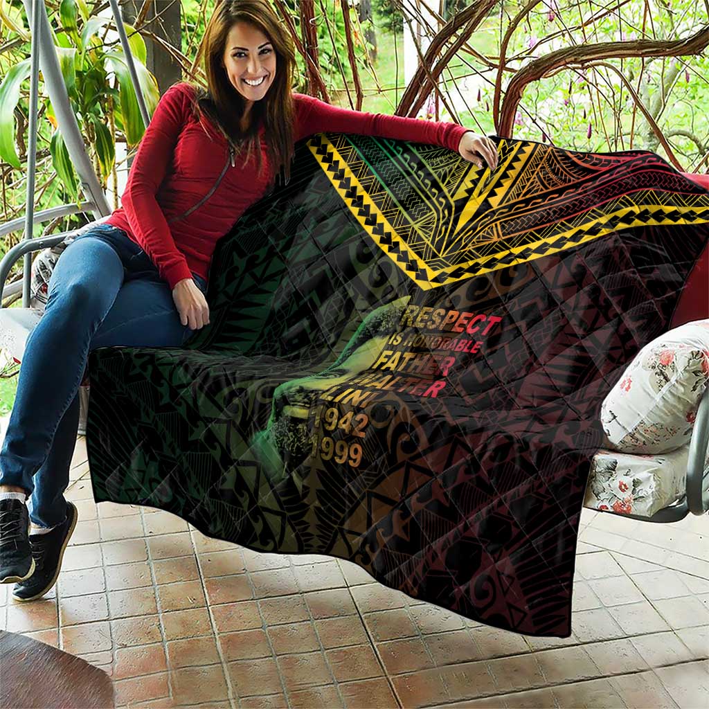 Happy Vanuatu Father Lini Day Quilt