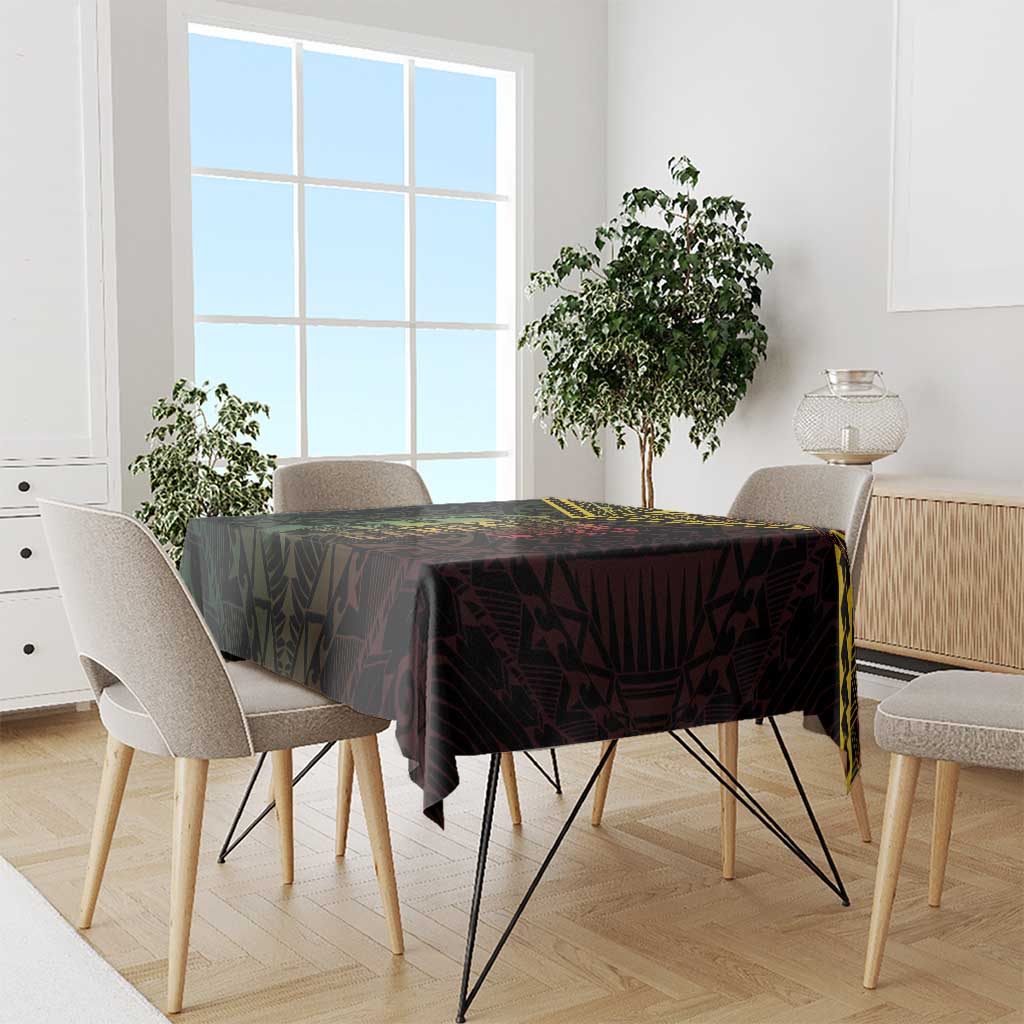 Happy Vanuatu Father Lini Day Tablecloth LT05 - Polynesian Pride