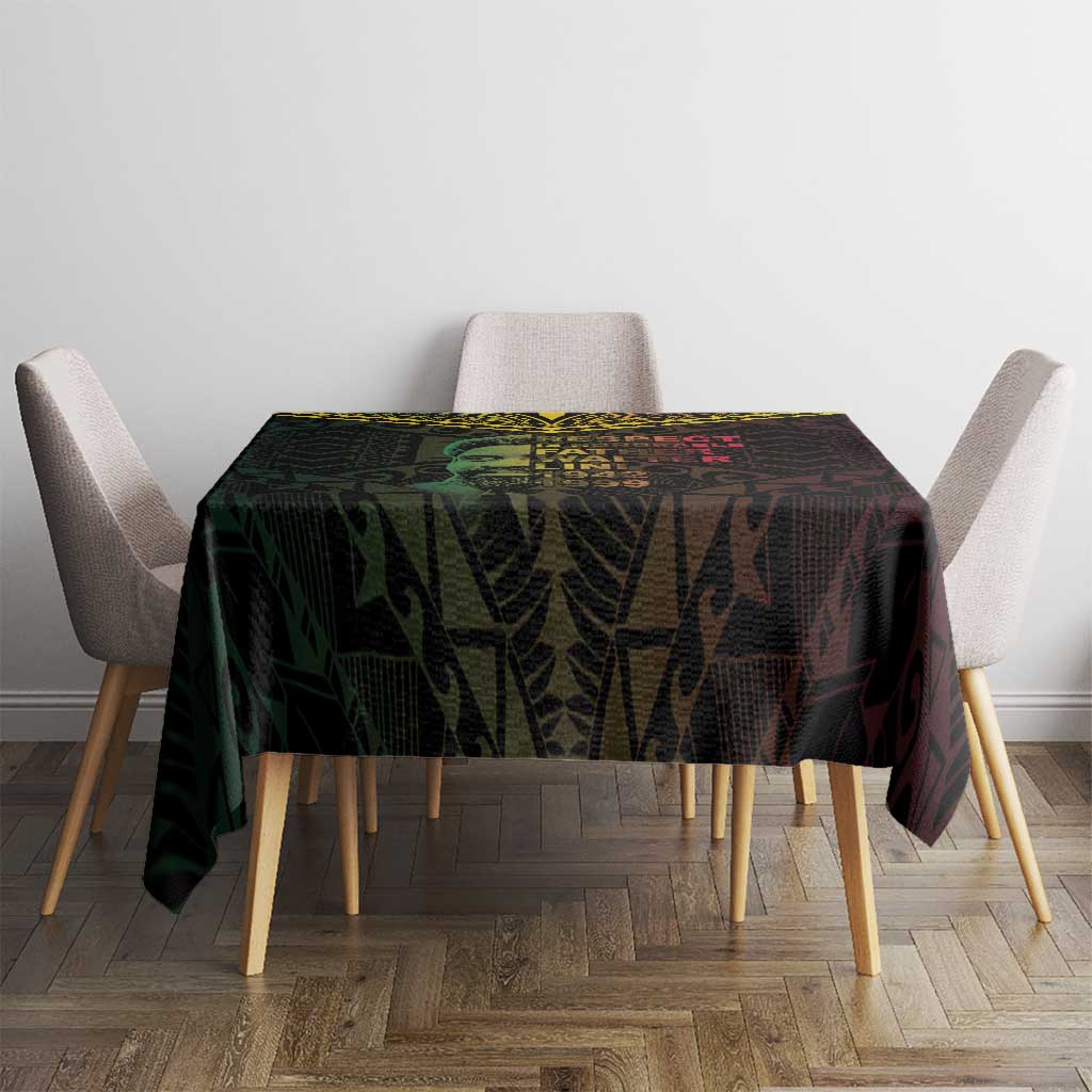 Happy Vanuatu Father Lini Day Tablecloth LT05 - Polynesian Pride