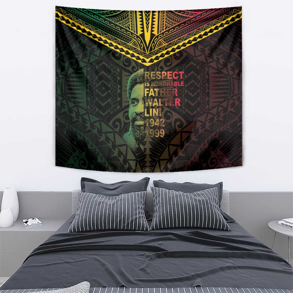 Happy Vanuatu Father Lini Day Tapestry LT05 - Polynesian Pride