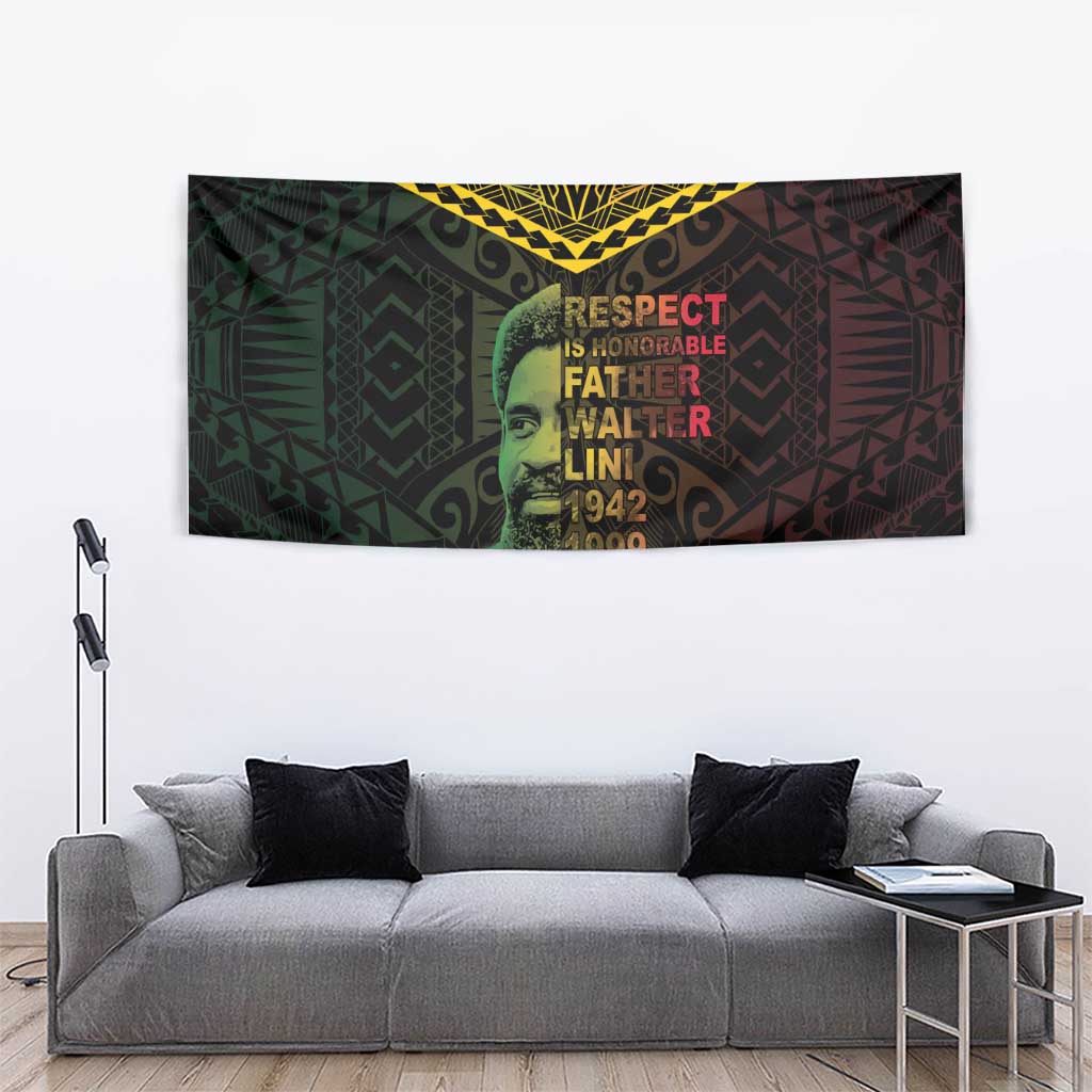 Happy Vanuatu Father Lini Day Tapestry LT05 - Polynesian Pride