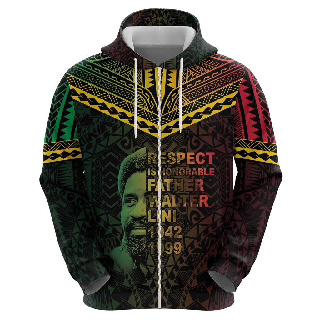 Happy Vanuatu Father Lini Day Zip Hoodie
