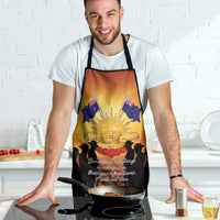 ANZAC Day Apron Remembrance Tribute Soldiers And Poppy Field LT05 - Polynesian Pride