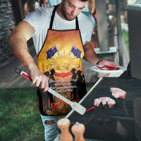 ANZAC Day Apron Remembrance Tribute Soldiers And Poppy Field LT05 - Polynesian Pride