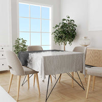 Hawaii Hibiscus Flowers Tablecloth Grayscale Polynesian Pattern LT05 - Polynesian Pride