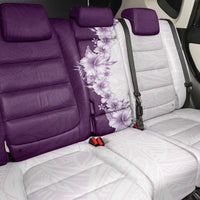 Hawaii Hibiscus Flowers Back Car Seat Cover Purple Polynesian Pattern LT05 - Polynesian Pride