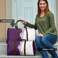 Hawaii Hibiscus Flowers Travel Bag Purple Polynesian Pattern LT05 - Polynesian Pride