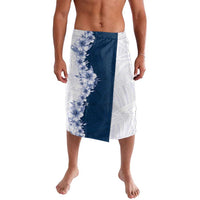 Hawaii Hibiscus Flowers Lavalava Blue Polynesian Pattern