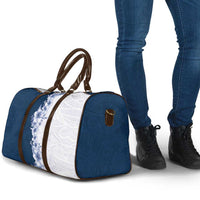 Hawaii Hibiscus Flowers Travel Bag Blue Polynesian Pattern LT05 - Polynesian Pride