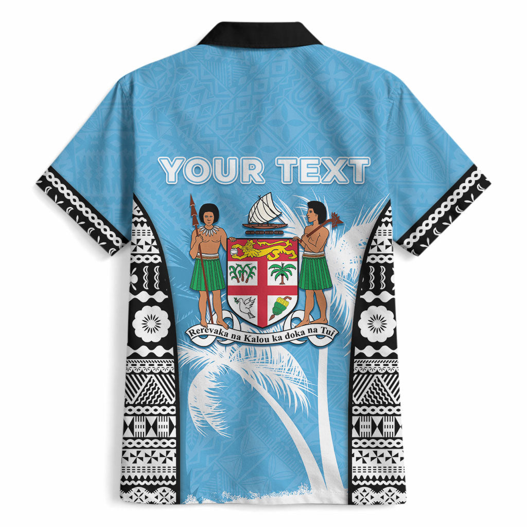 Personalised Fiji Day 2026 Hawaiian Shirt Masi Tapa Pattern With Palm Tree LT05 - Polynesian Pride