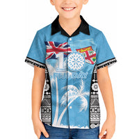 Personalised Fiji Day 2026 Hawaiian Shirt Masi Tapa Pattern With Palm Tree LT05 - Polynesian Pride
