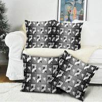 Bula Fiji Pillow Cover Black Makare Masi Tapa Pattern LT05 - Polynesian Pride