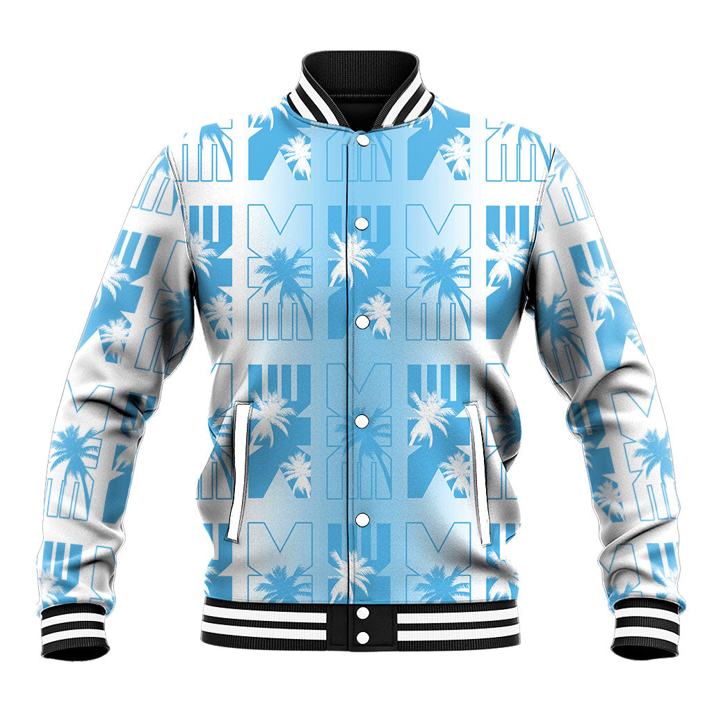 Bula Fiji Baseball Jacket White Makare Masi Tapa Pattern LT05 Unisex White - Polynesian Pride