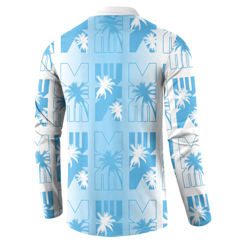 Bula Fiji Button Sweatshirt White Makare Masi Tapa Pattern LT05 - Polynesian Pride