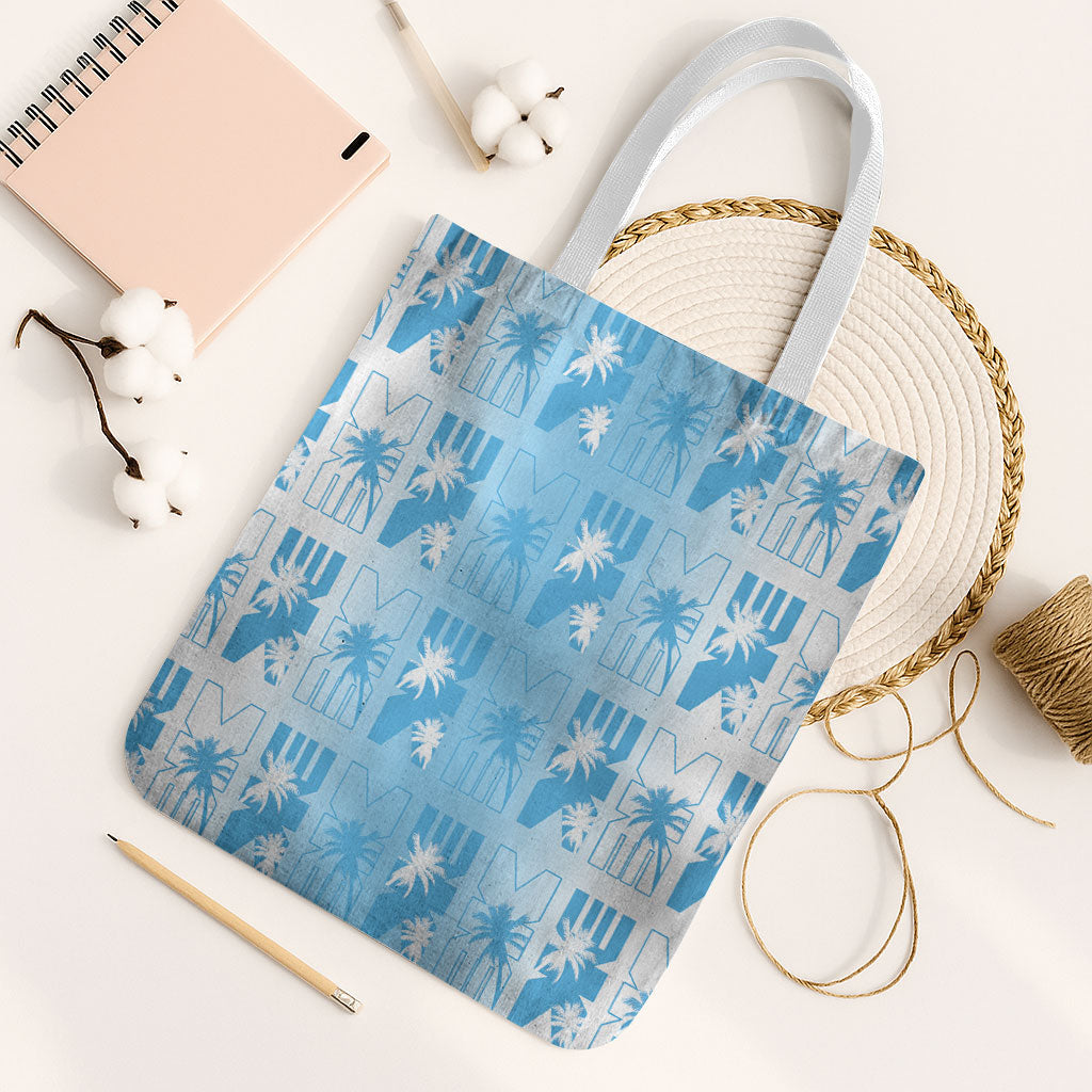 Bula Fiji Tote Bag White Makare Masi Tapa Pattern LT05 White Strap One Size White - Polynesian Pride