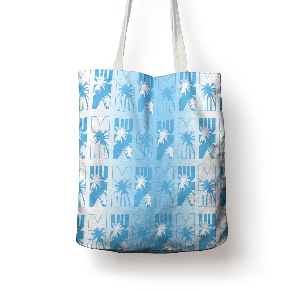 Bula Fiji Tote Bag White Makare Masi Tapa Pattern LT05 - Polynesian Pride