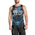 Personalised Happy Fiji Day 1970 Men Tank Top Flag Grunge Style