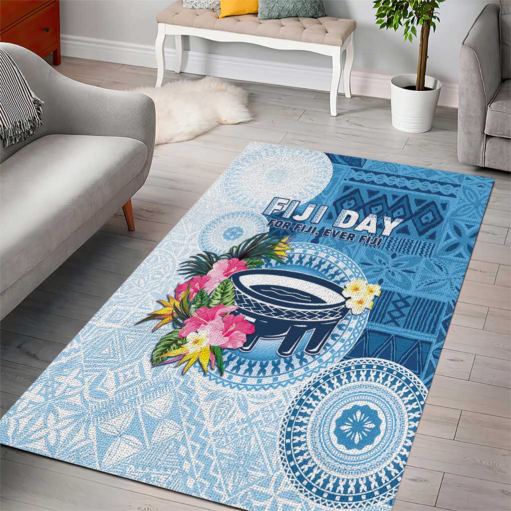 Fiji Day Area Rug Proud To Be Fijian