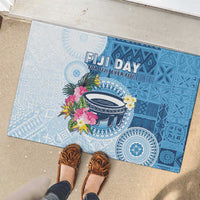 Fiji Day Rubber Doormat Proud To Be Fijian