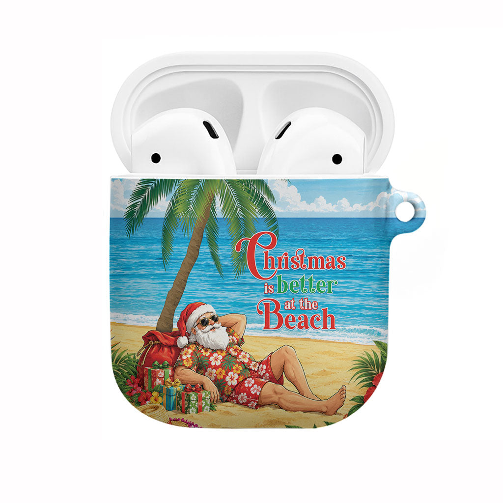 Hawaii Jolly Christmas AirPods Case Xmas Is Better At The Beach