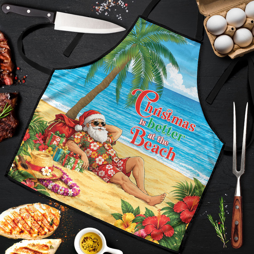 Hawaii Jolly Christmas Apron Xmas Is Better At The Beach