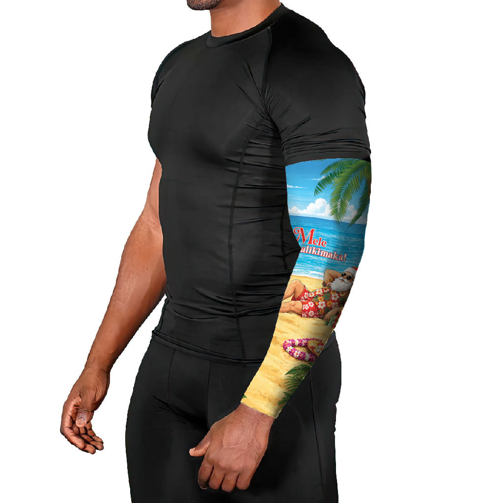 Hawaii Jolly Christmas Arm Sleeves Xmas Is Better At The Beach