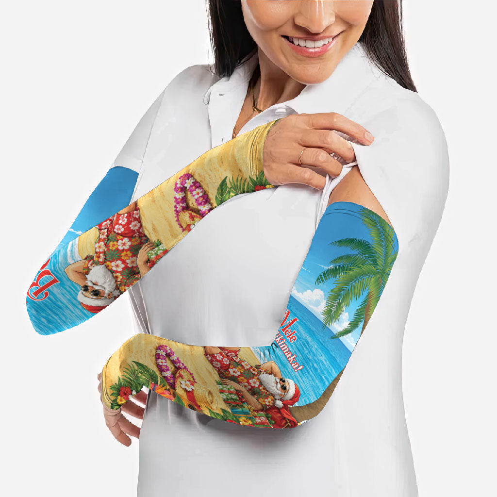 Hawaii Jolly Christmas Arm Sleeves Xmas Is Better At The Beach