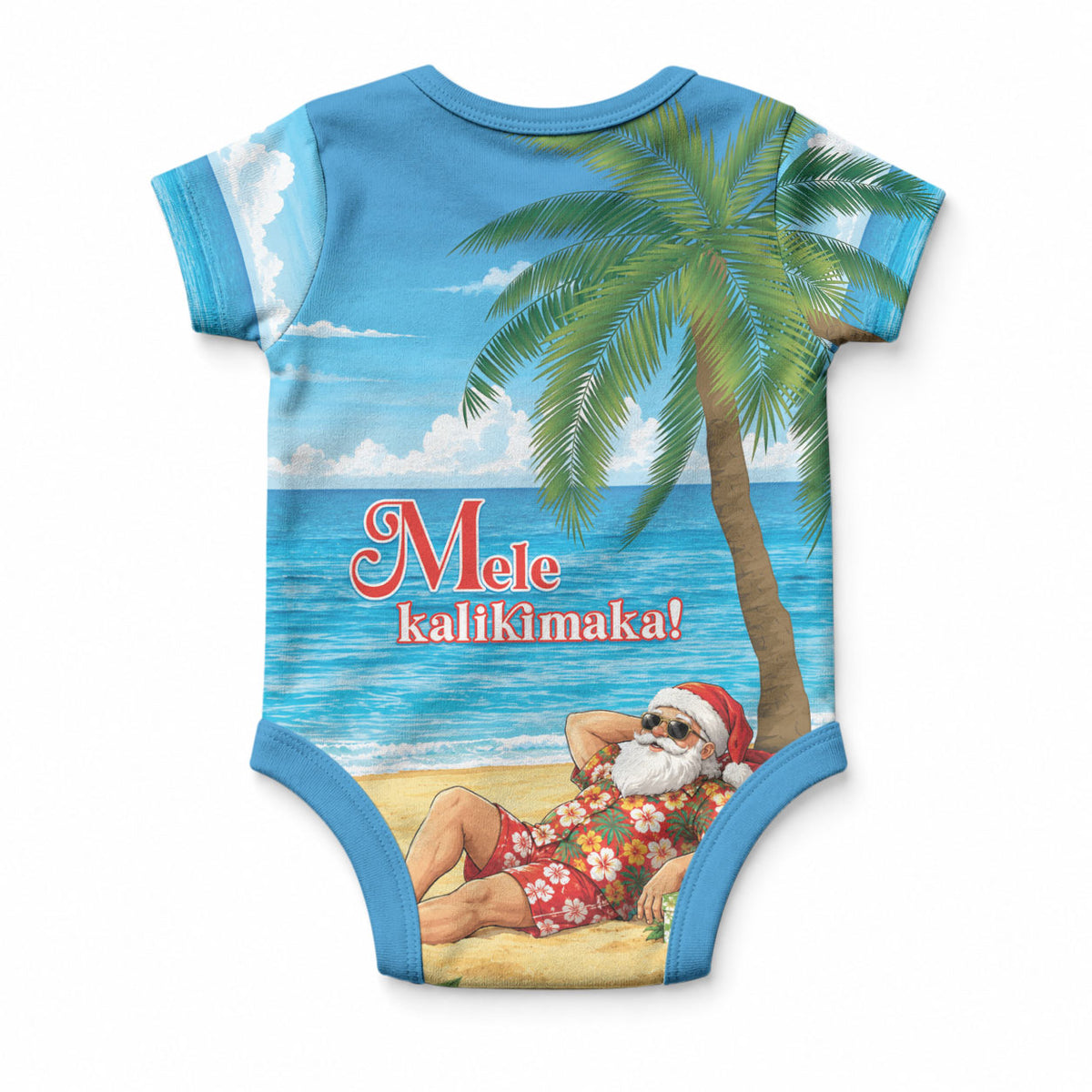 Hawaii Jolly Christmas Baby Onesie Xmas Is Better At The Beach