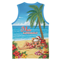 Hawaii Jolly Christmas Basketball Jersey Xmas Is Better At The Beach