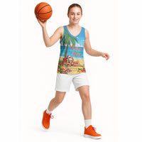 Hawaii Jolly Christmas Basketball Jersey Xmas Is Better At The Beach