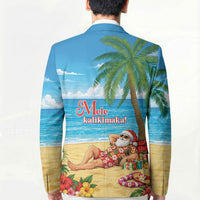 Hawaii Jolly Christmas Blazer Xmas Is Better At The Beach
