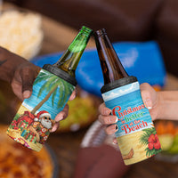 Hawaii Jolly Christmas 4 in 1 Can Cooler Tumbler Xmas Is Better At The Beach LT05 - Polynesian Pride