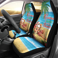 Hawaii Jolly Christmas Car Seat Cover Xmas Is Better At The Beach