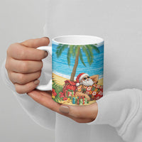 Hawaii Jolly Christmas Ceramic Mug Xmas Is Better At The Beach