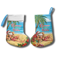 Hawaii Jolly Christmas Stocking Xmas Is Better At The Beach