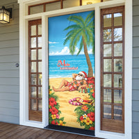 Hawaii Jolly Christmas Door Cover Xmas Is Better At The Beach