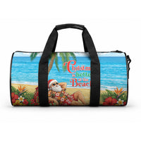 Hawaii Jolly Christmas Duffle Bag Xmas Is Better At The Beach