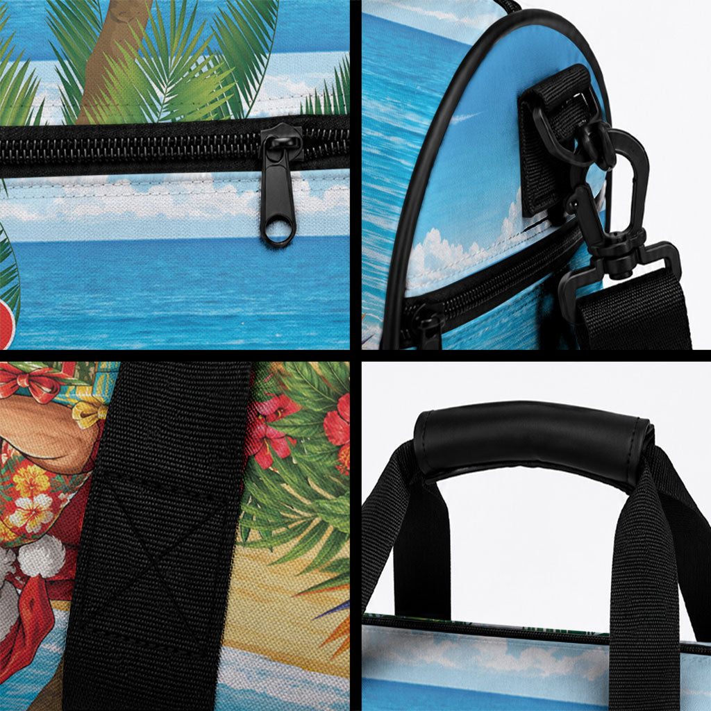 Hawaii Jolly Christmas Duffle Bag Xmas Is Better At The Beach