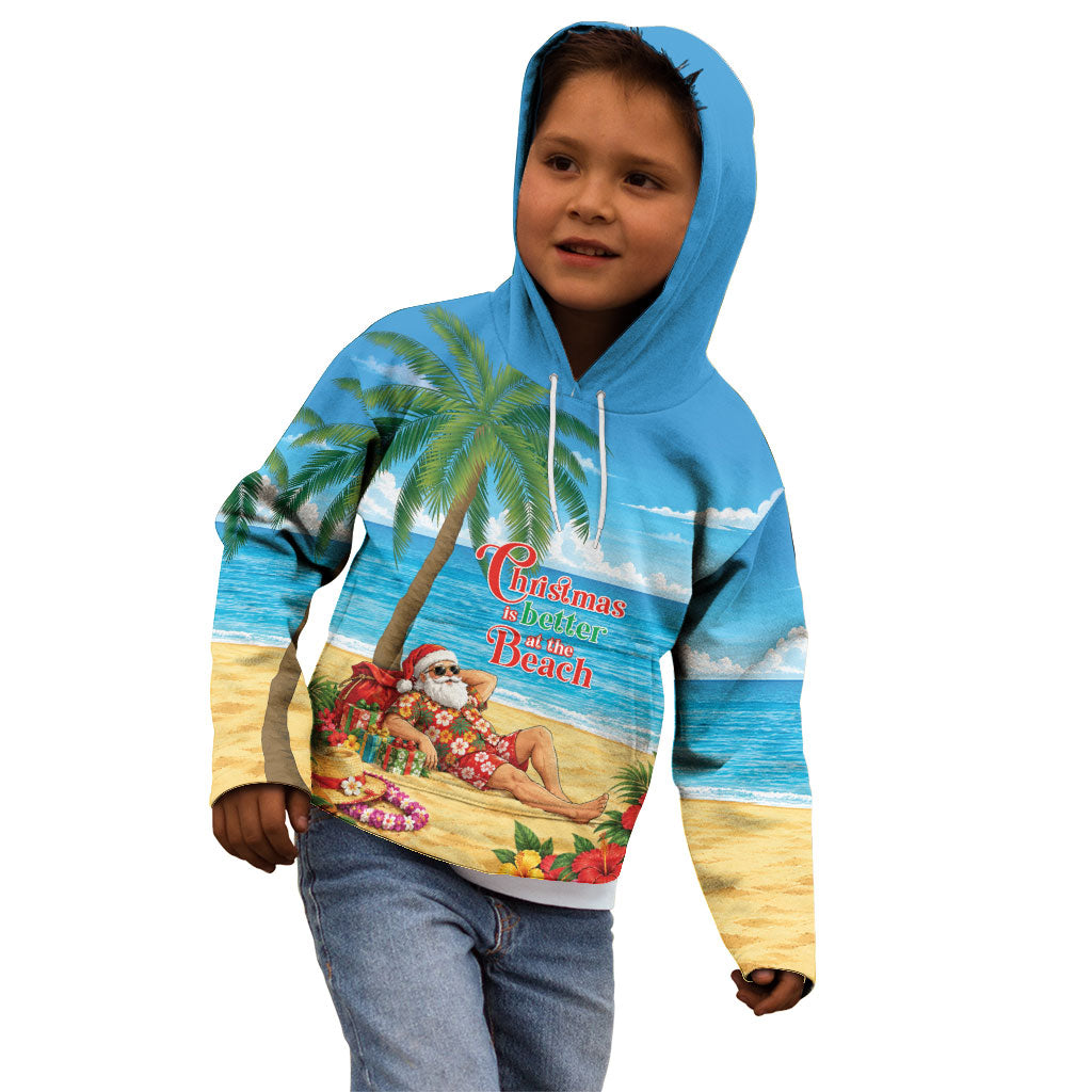 Hawaii Jolly Christmas Kid Hoodie Xmas Is Better At The Beach