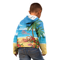 Hawaii Jolly Christmas Kid Hoodie Xmas Is Better At The Beach